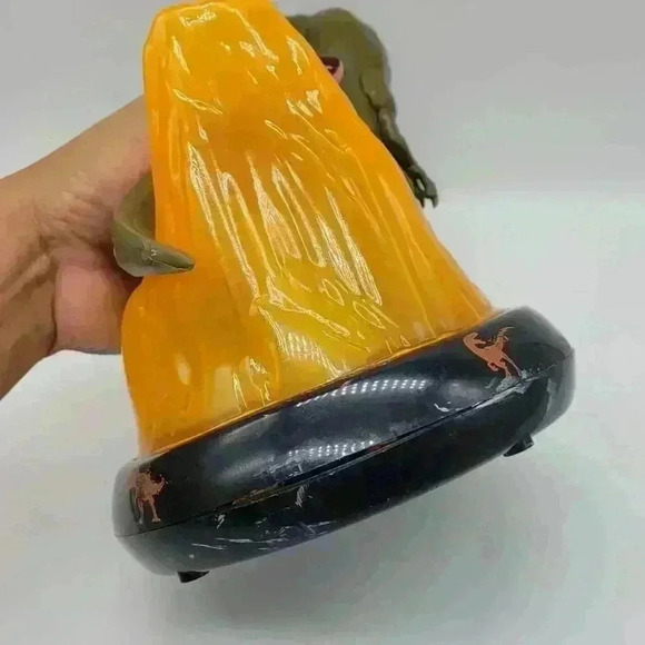 Jurassic World Nightlight KINGDOM T REX Lighted Lava Dinosaur LAMP 8” X 6.5” - Picture 11 of 14